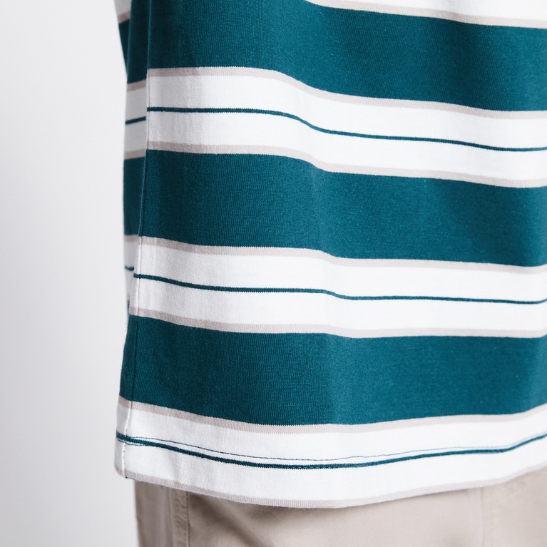 Striped Tee "Wilson stripe" Dark Teal